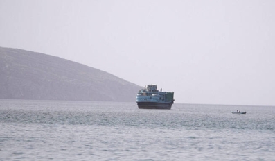 British Military Says Ship Ablaze in Strait of Hormuz Near Coast of Oman
